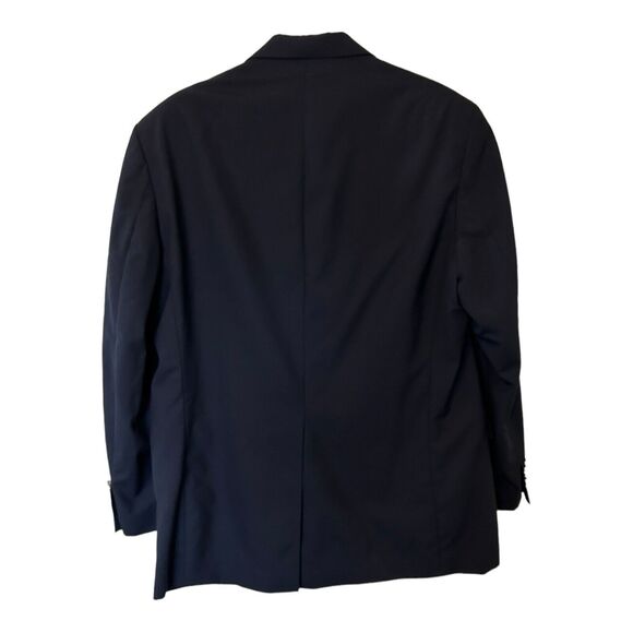 Lauren Ralph Lauren Men Blazer Gold Button Navy Blue Wool Sport Coat 42R? Jacket - Picture 4 of 6